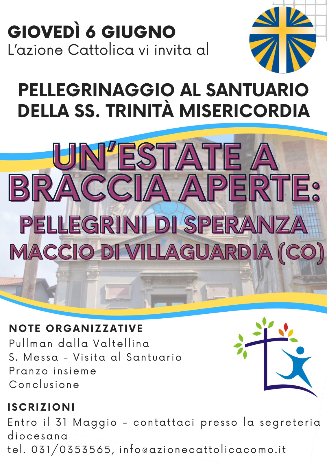 AC - pellegrinaggio adulti - Maccio 6 giugno - Santuario della SS. Trinità Misericordia