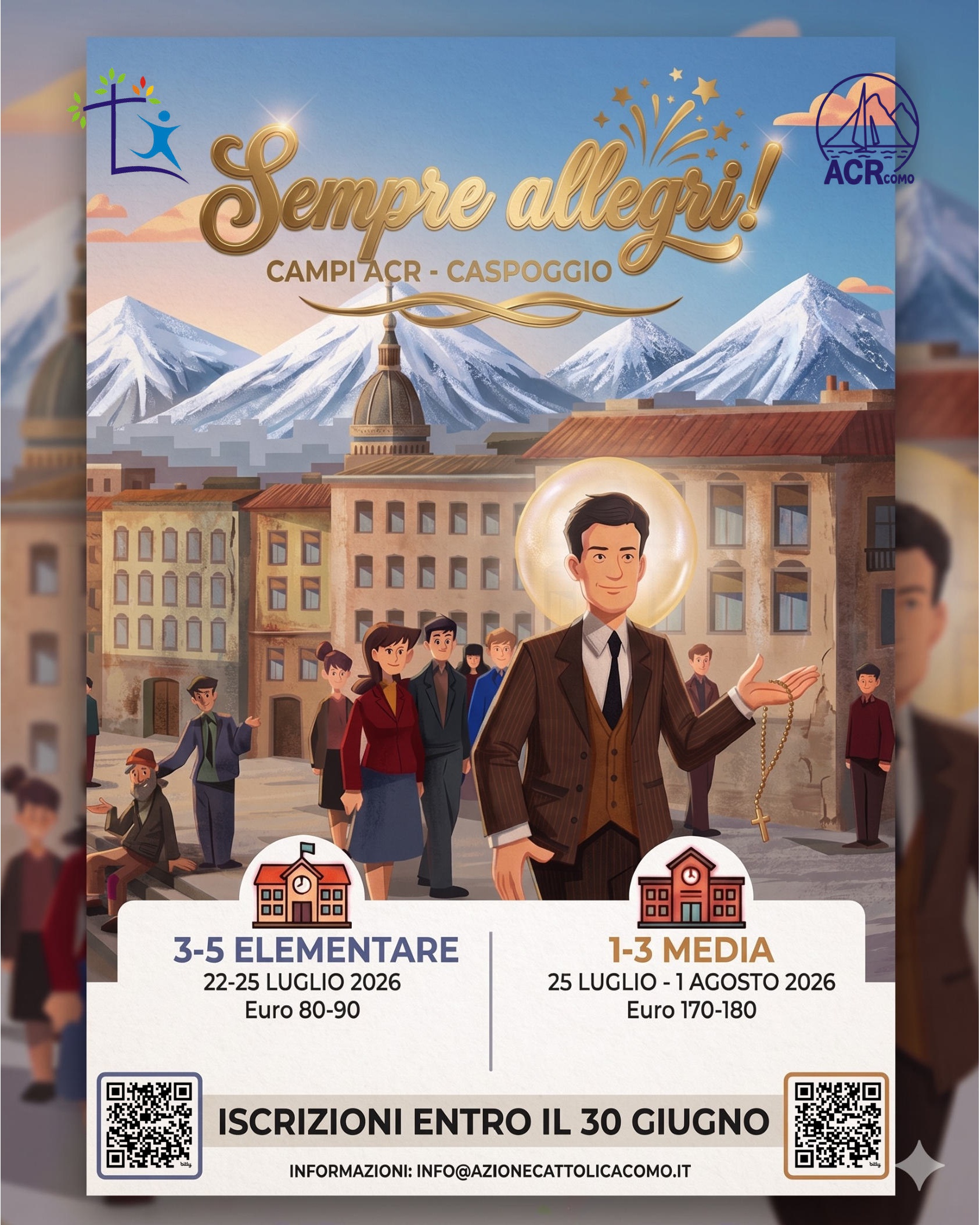 ACR - campo per le medie 25 luglio - 1 agosto 2026 - Caspoggio