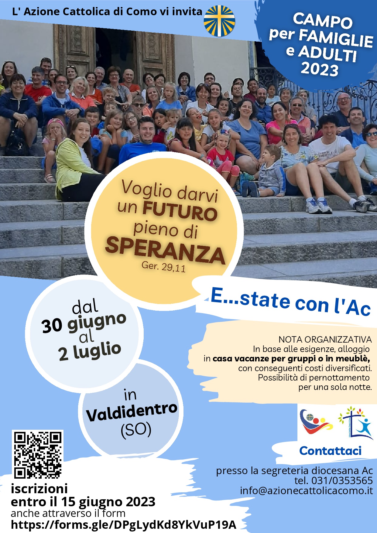 E...state con l'AC - campo per famiglie ed adulti  - 30 giugno - 2 luglio 2023