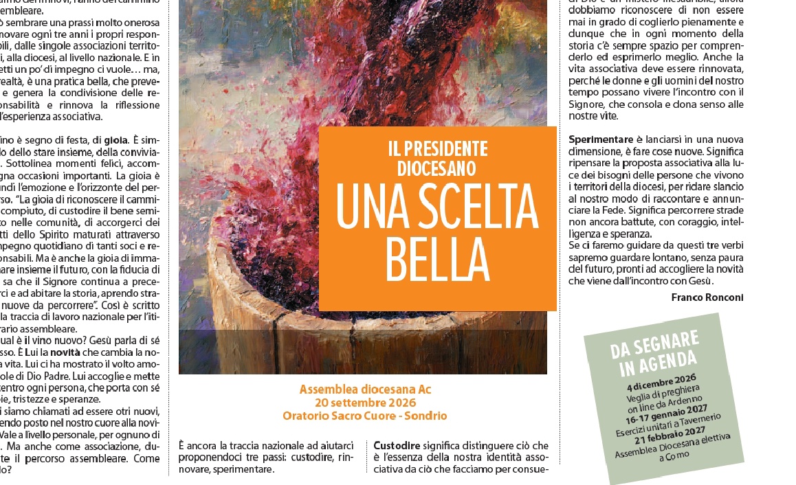 Insieme Settembre 2026 - Vino nuovo in otri nuovi