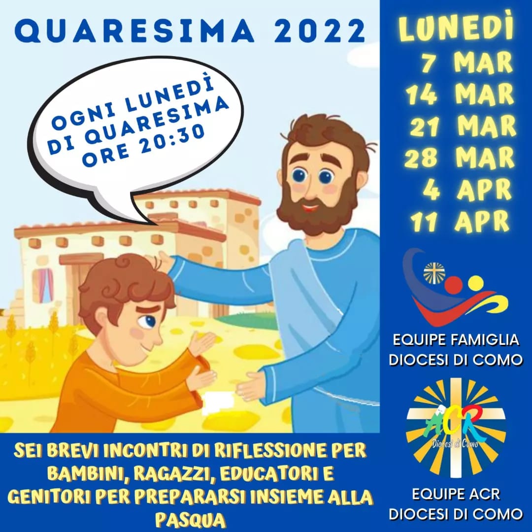 Lunedì di Quaresima - Famiglie e ragazzi