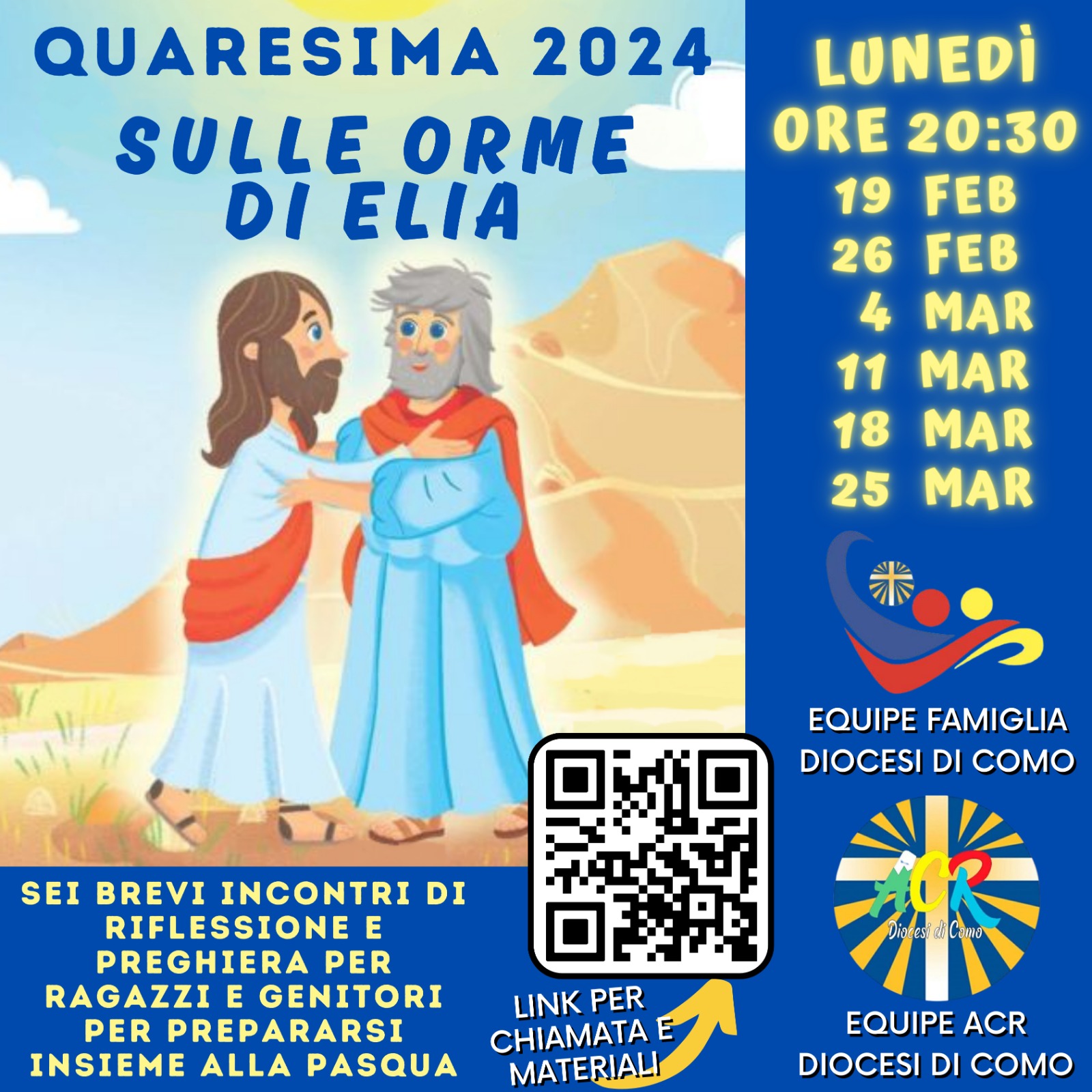 Lunedì di Quaresima per famiglie e ACR 2024