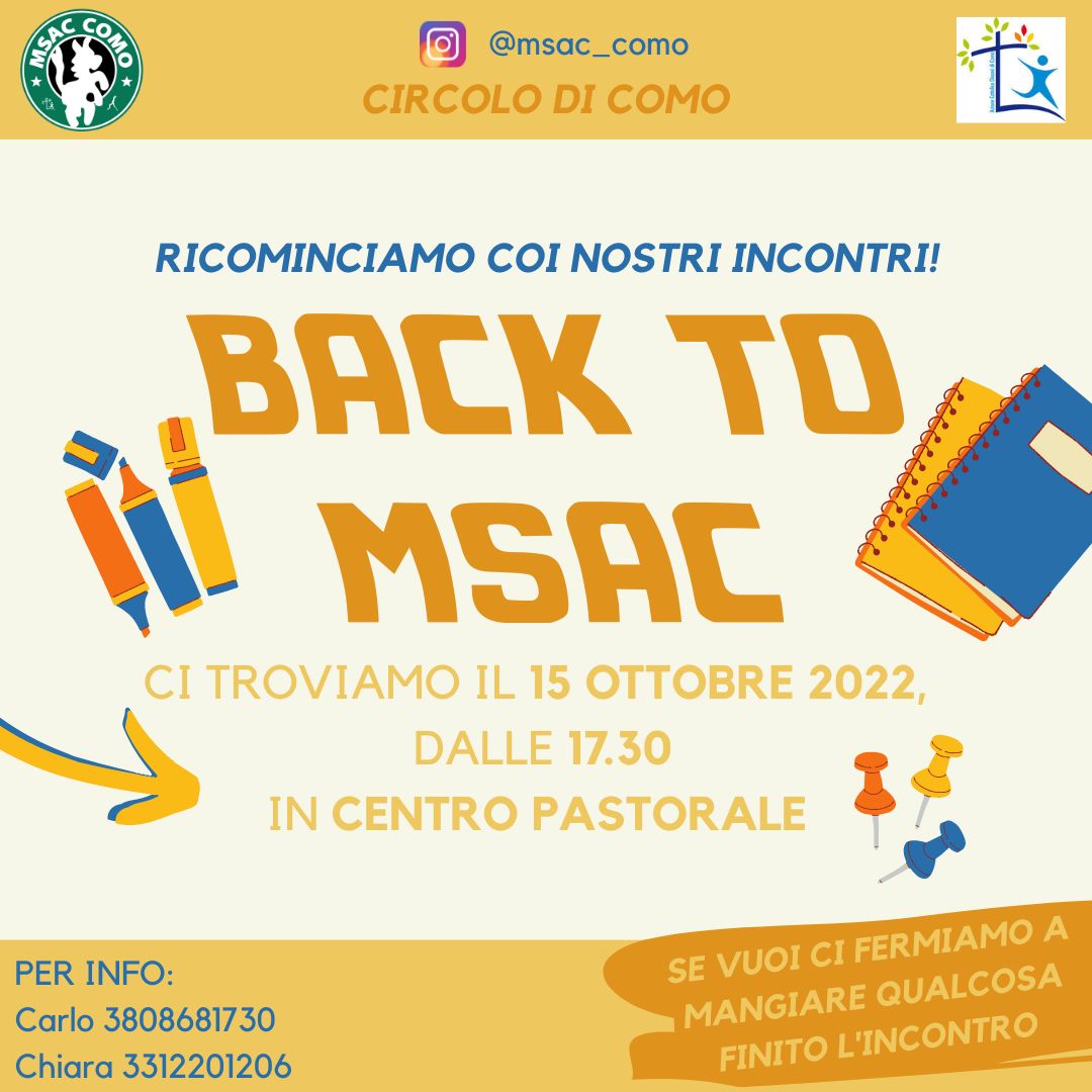 MSAC - back to MSAC - Circolo di Como